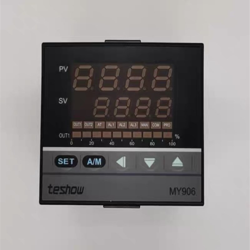 teshow台松温控表 MY906温控器仪表 MY906-V三线马达阀智能温控表
