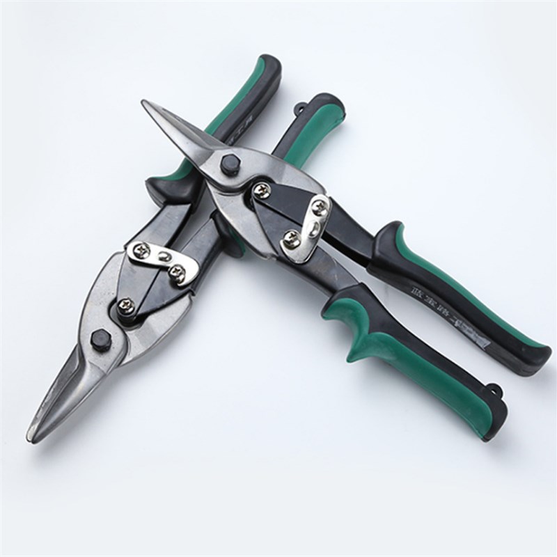 直头10寸航空剪 手动切割钢带薄钢板航空剪刀 铬钒钢直头航空剪