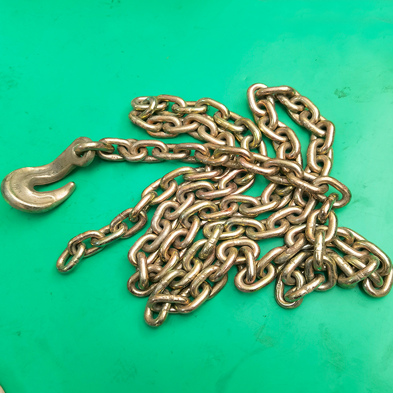 弯钩吊链起重链条吊索具汽车捆绑链条索具飞机链羊角抓钩钣金链勾