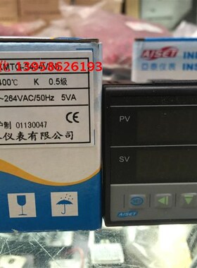 AISET上海亚泰仪表 XMTG-3434V XMTG3000 智能温控仪 K型 双报警
