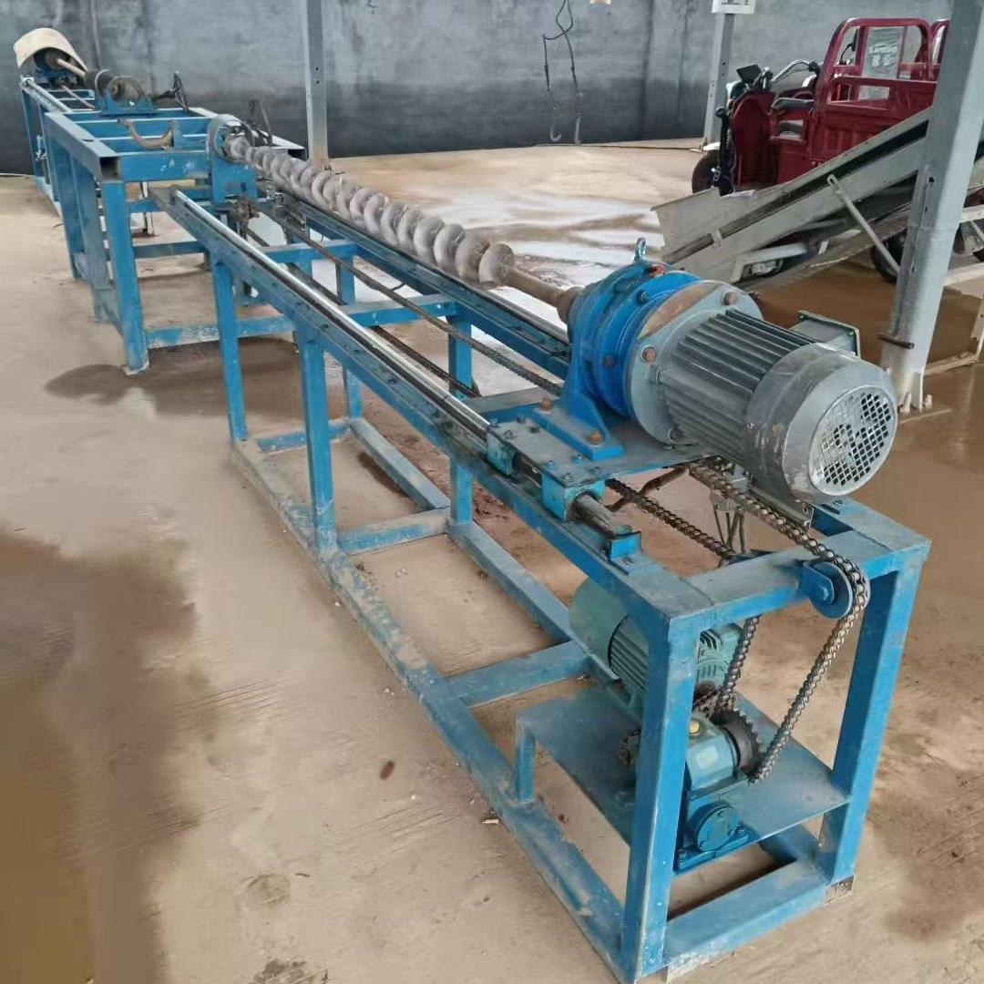 高速护栏圆管掏土机水平式钢管清土螺旋钻机