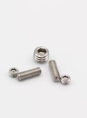 DIN916 M2X2-pM2X16不锈钢标准件304不锈钢螺丝内六角凹端紧定
