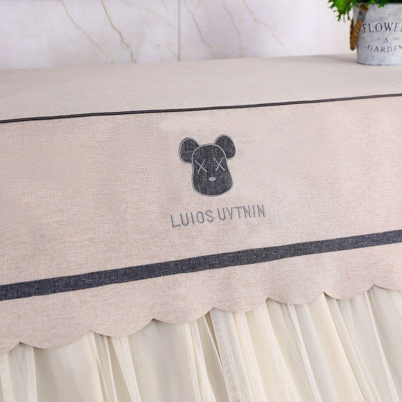 简约钢琴罩防尘套现代r新款半罩钢琴盖布公主风防尘罩套子盖布