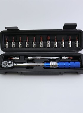 自行车扭矩扳手1/4 2-24N.m可调M扭力扳手 预置力矩扳手