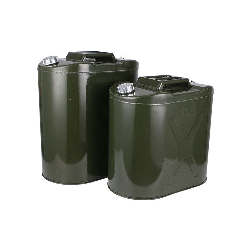 现货供应军绿色油桶 50L60L大容量汽油桶 便Q携式移动柴油桶油箱