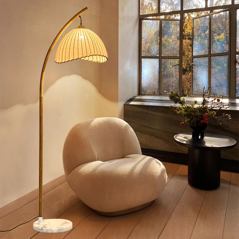 禅意创意民宿竹艺客厅卧室餐厅阅读日式床头落地W灯沙发侘寂风