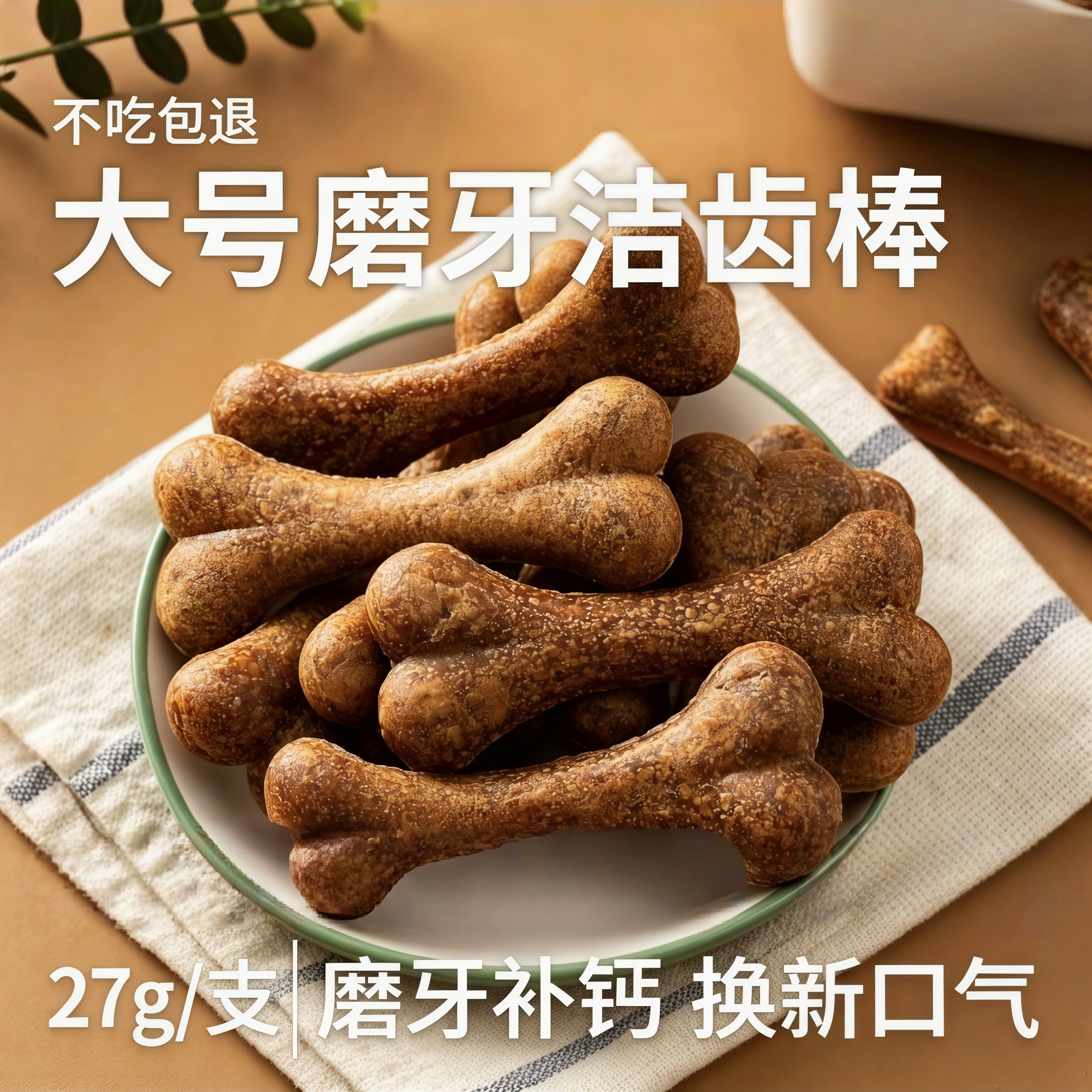 磨牙胶宠物狗狗咬棒狗洁齿零食