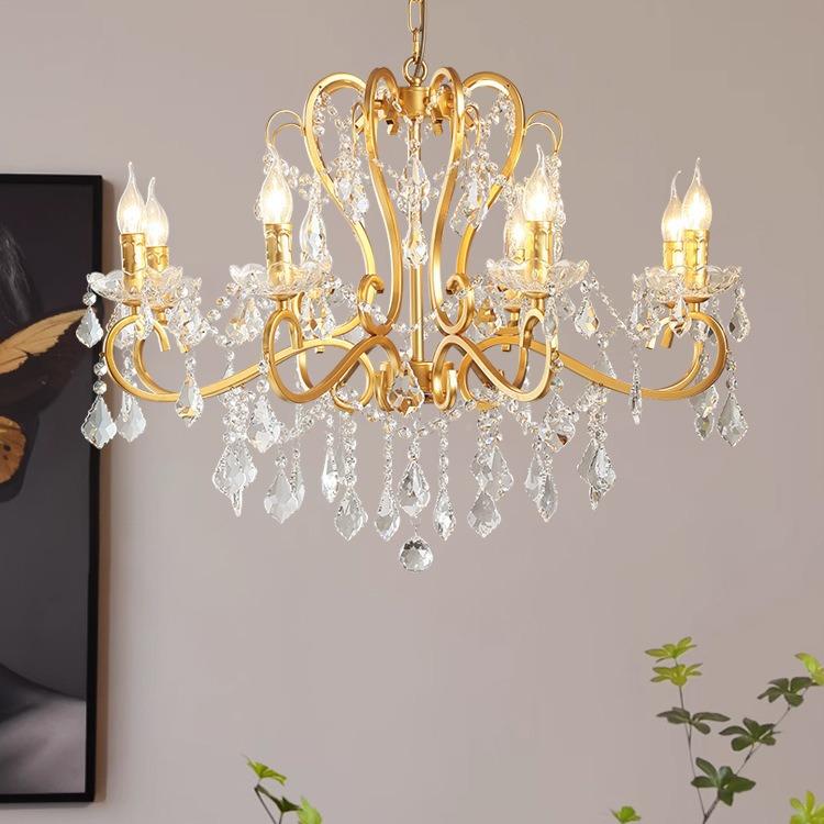 客厅室吊灯法式欧轻奢主卧餐厅书房美式墅公70690主浪漫房间灯具