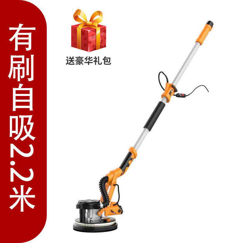 轻便无墙面打UQU机无尘自吸动腻子墙壁抛光打砂磨机刷电多功能砂