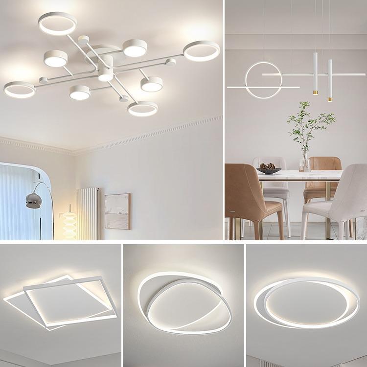 吊灯客厅现代简约大灯气轻奢吸顶灯灯主卧室新款全流屋181行灯具