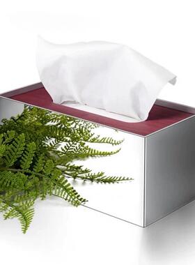 KOILFMFORTEH不锈钢纸巾盒高档C创轻奢华意抽奢纸盒客厅轻样板房