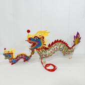 手工大拉龙色烫金传统非中遗手工生肖龙式 手提灯演笼舞台HAZ表道