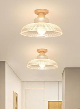 大观园走廊道过23509灯日式原木台吸顶灯玄关吧入户阳简约灯具台L