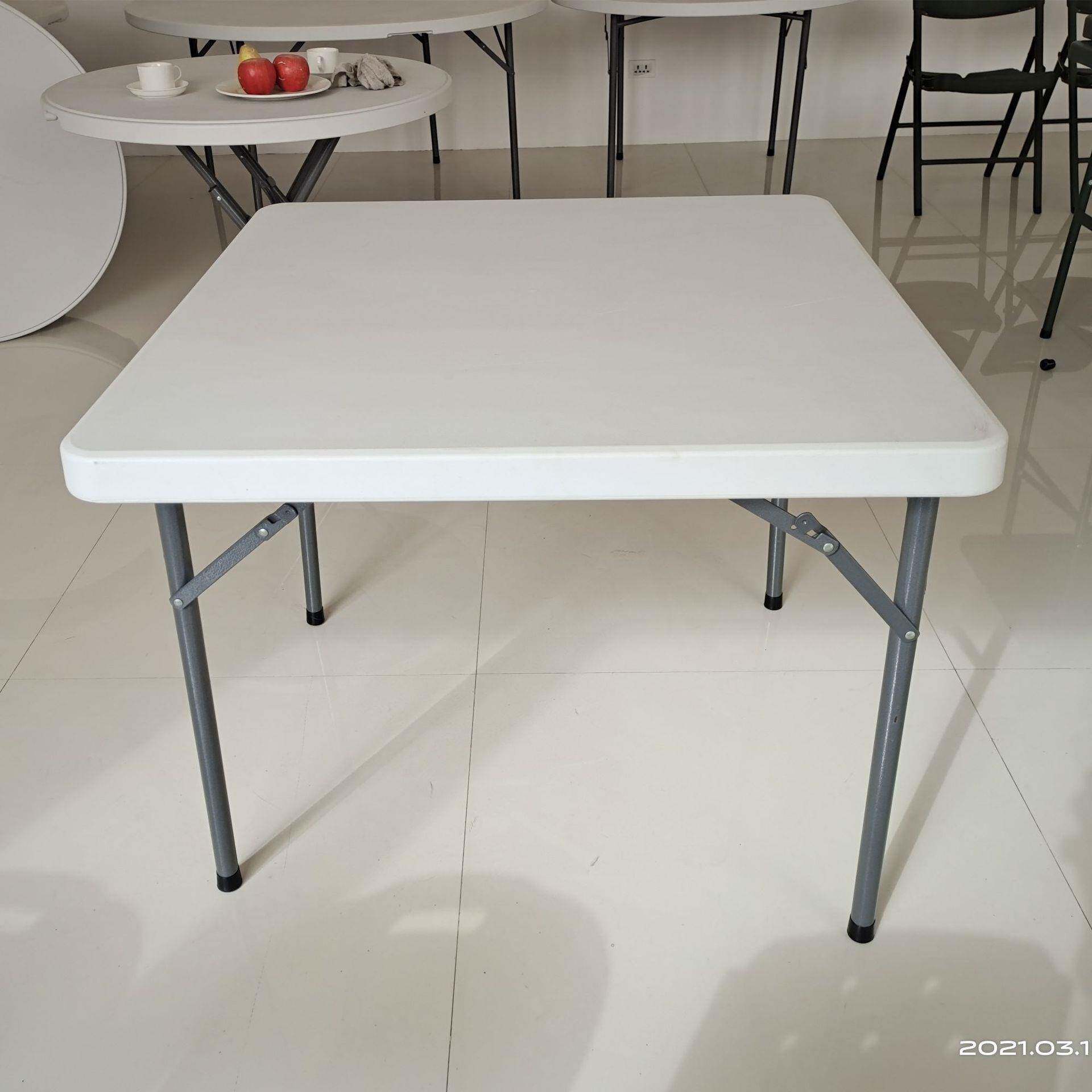 880mm880mm*的中空塑桌折面的叠桌一LHZ箱一吹套