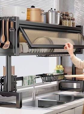 ycl10207厨房水置物水池防架槽尘碗柜洗碗台面收纳多功能储槽物防