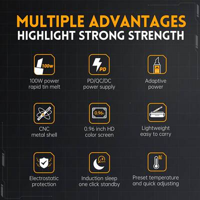 FNIRSIHS-02A1/B智能烙铁00NMB便携式电恒温W焊台焊笔家用维修焊