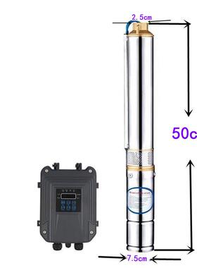 248v72v不无品牌/锈钢太阳能光伏深v井泵高扬农用灌程溉井用直流