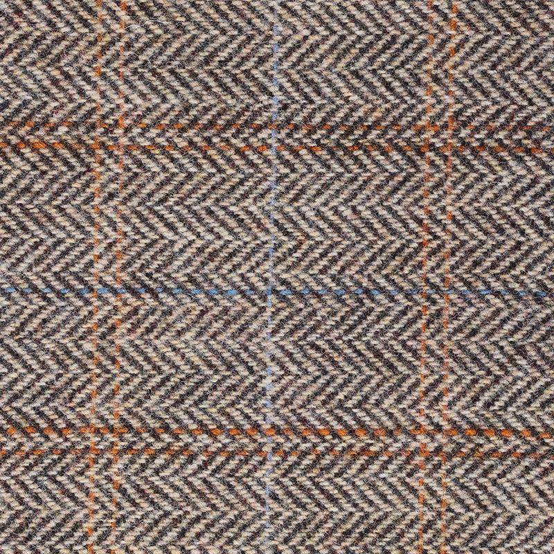 现货英伦风格粗柔花呢韩外套亲面料100羊毛秋冬版CUT软肤布料