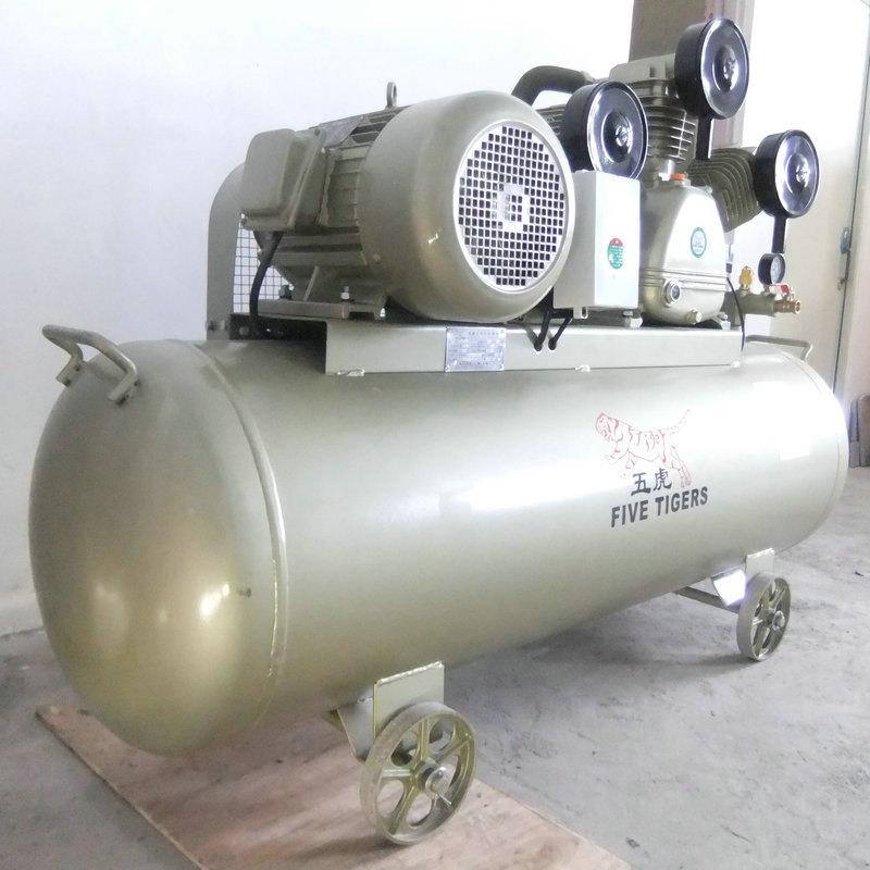 7虎活塞式空气压机缩五机5.5kw.5HP机油润滑空压压FT-T75缩设备