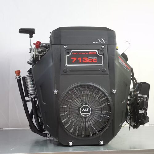重庆大江双缸汽油机2V80F发动机713cc抽沙清洗机船用25.4轴24马力