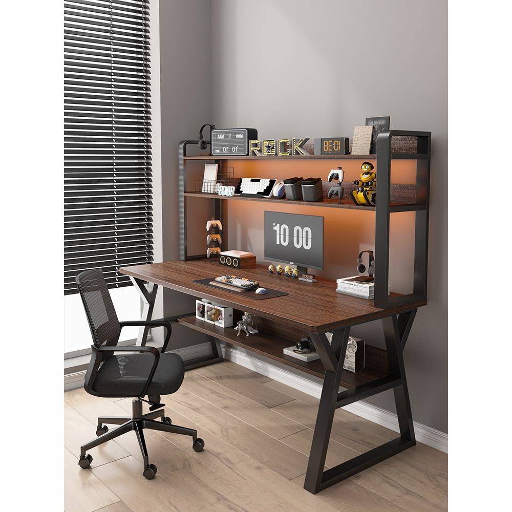 电脑桌291户小型卧室桌书架一书体生家用台式办公桌现代桌学子工