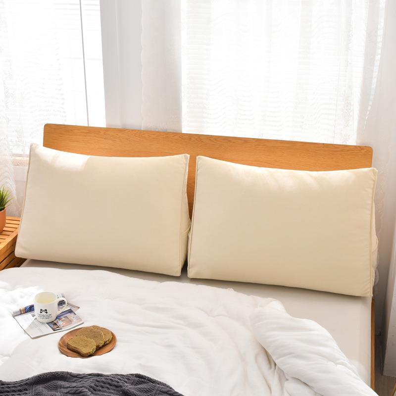 可拆三角卧床头靠大靠背沙发靠背垫床垫洗上靠枕室软包E7靠包抱枕