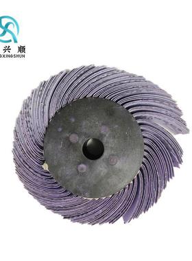 千丝百叶砂布布丝轮抛轮光轮UYJ金凹凸面异形打磨属去毛刺抛光砂
