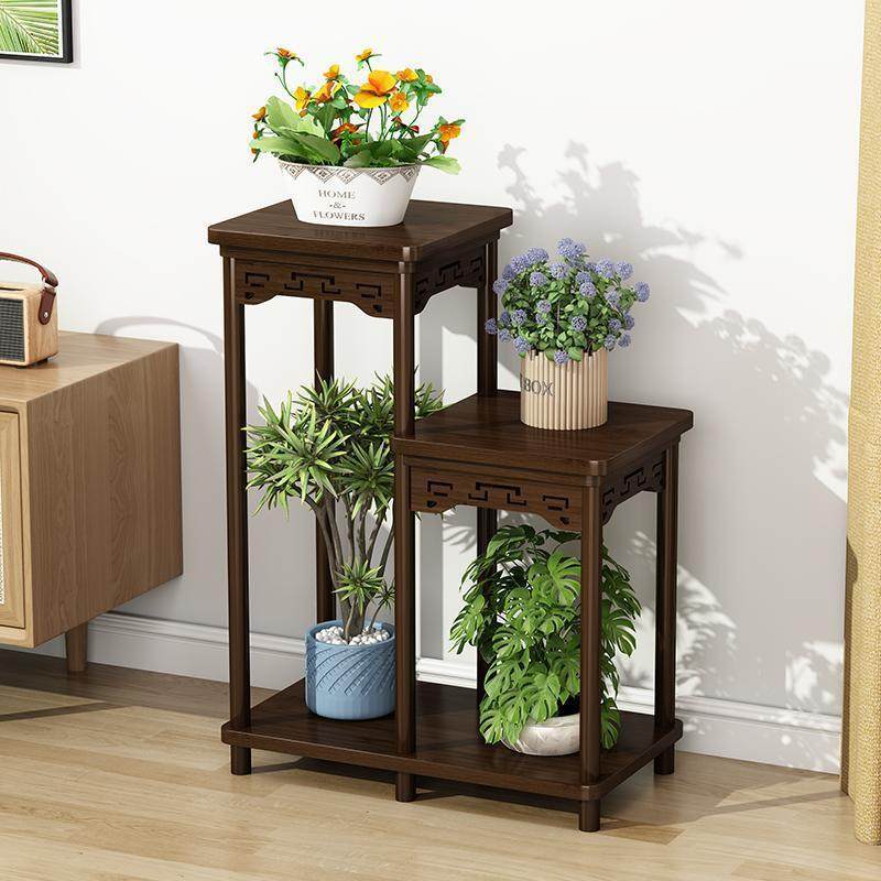 式实木花中式花无品牌/台阳台家用落地内客厅置物架架室多肉绿萝,基础建材,脚轮/万向轮,淘宝优惠券,粉丝福利购,淘宝优惠卷