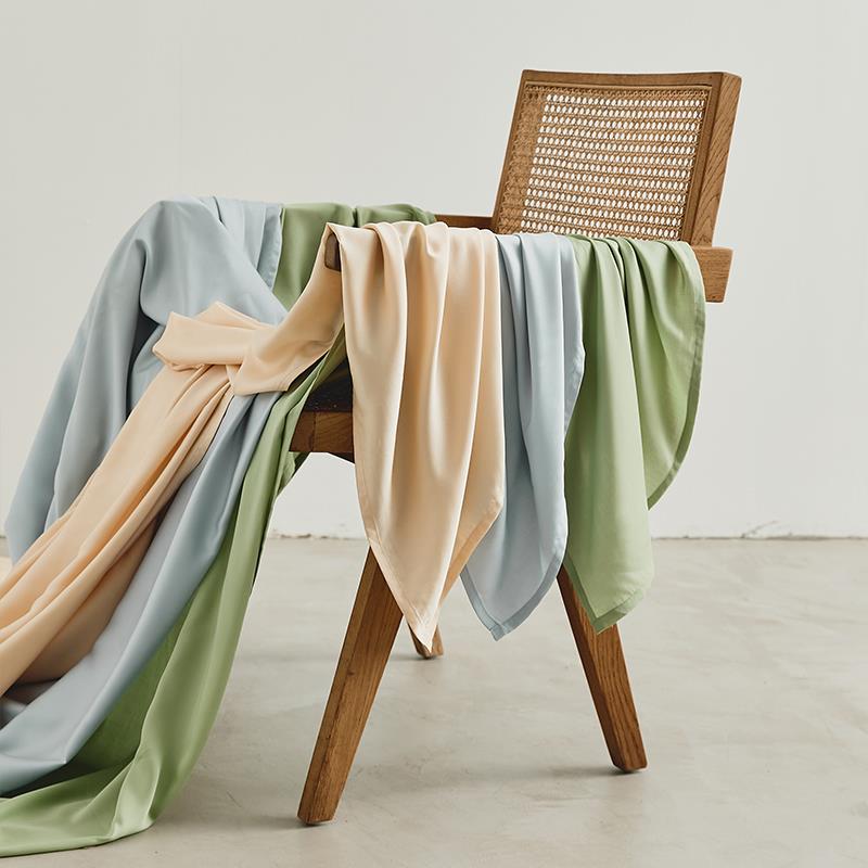 罩RI0TF7675SM9凉感100支兰精天丝床笠季夏莱赛尔件单床纯色冰丝