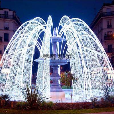 过D年美陈灯会LE仿真YJ-TAZXD饰动物草坪灯光节装灯展花喷泉造型