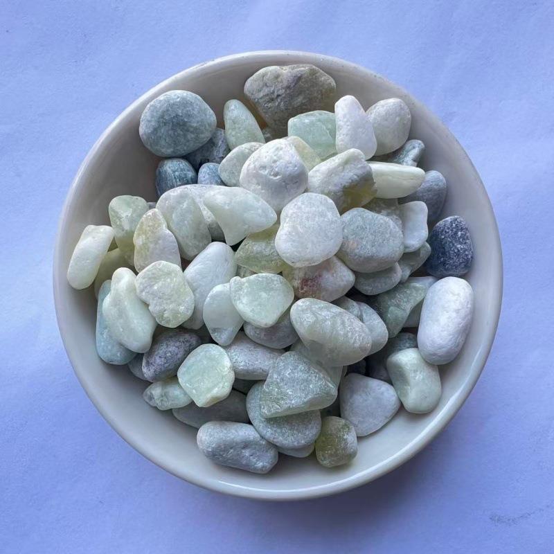 彩色鹅卵水石石地坪骨料磨水洗462石洗石米鱼缸造景低砂