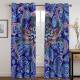 数印花动物章鱼窗帘布花免285纹卧室客码 厅孔遮打光窗帘