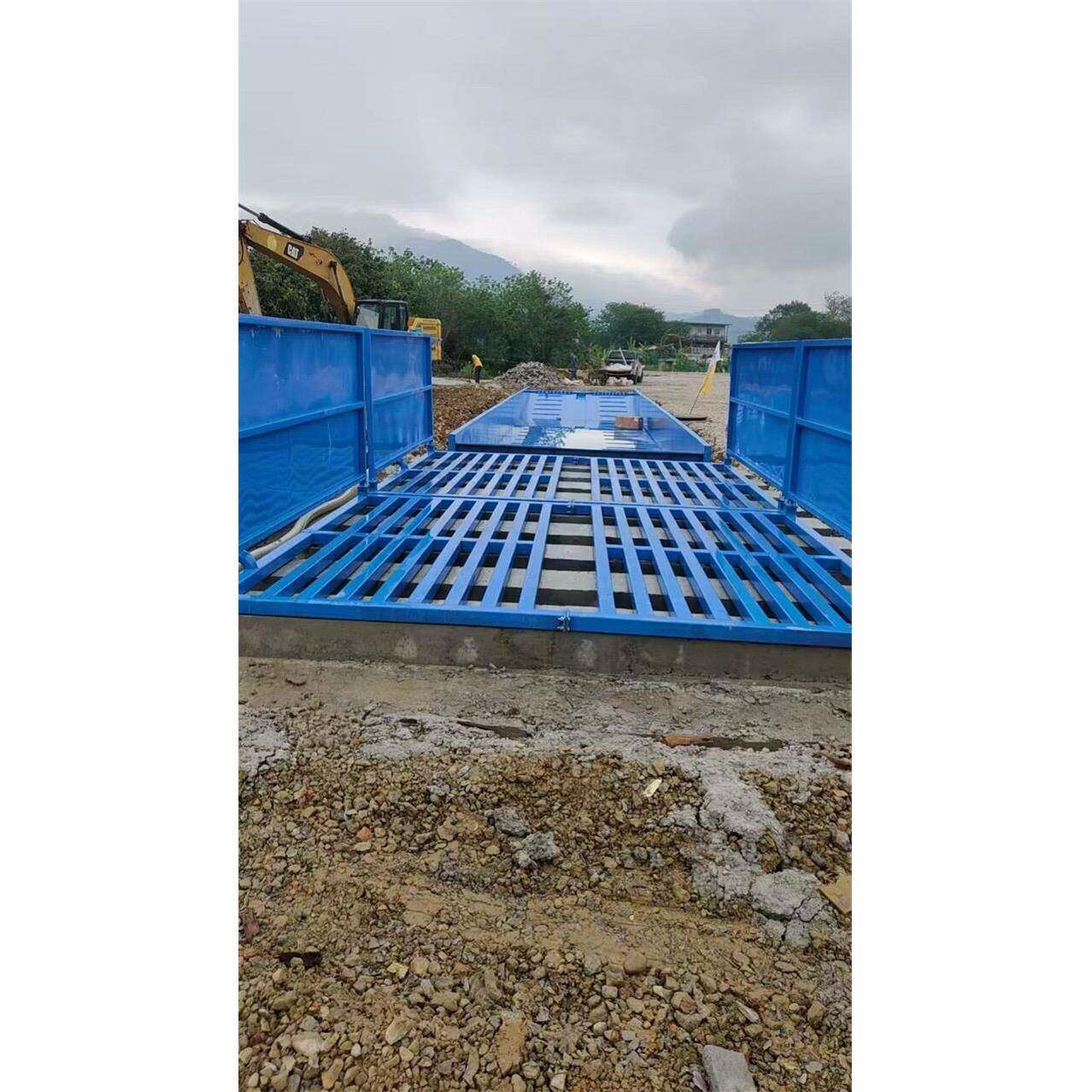 工程洗车机半封闭式建筑运输车冲洗设备全自动工地工程洗轮机