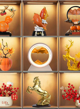 新房酒柜装饰品摆件轻奢高档玄关餐边客厅电视P柜家居饰品乔迁礼