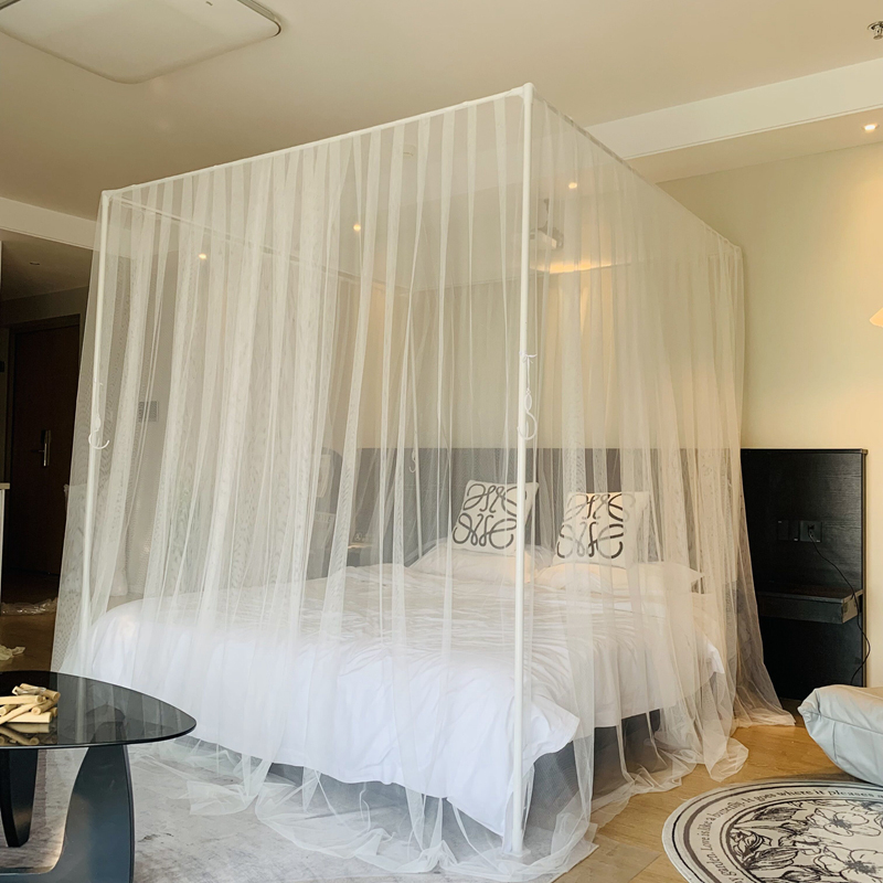 定做大床蚊帐家i用加大加宽拼接床一米老式订做单人床幔可定制尺