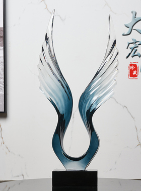 大展办公室装饰摆m件高档轻奢电视柜酒柜客厅玄关家居软装饰品