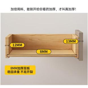 轻奢岩板全床头柜实约木简A05现代轻奢感家卧室储用物床边柜子小