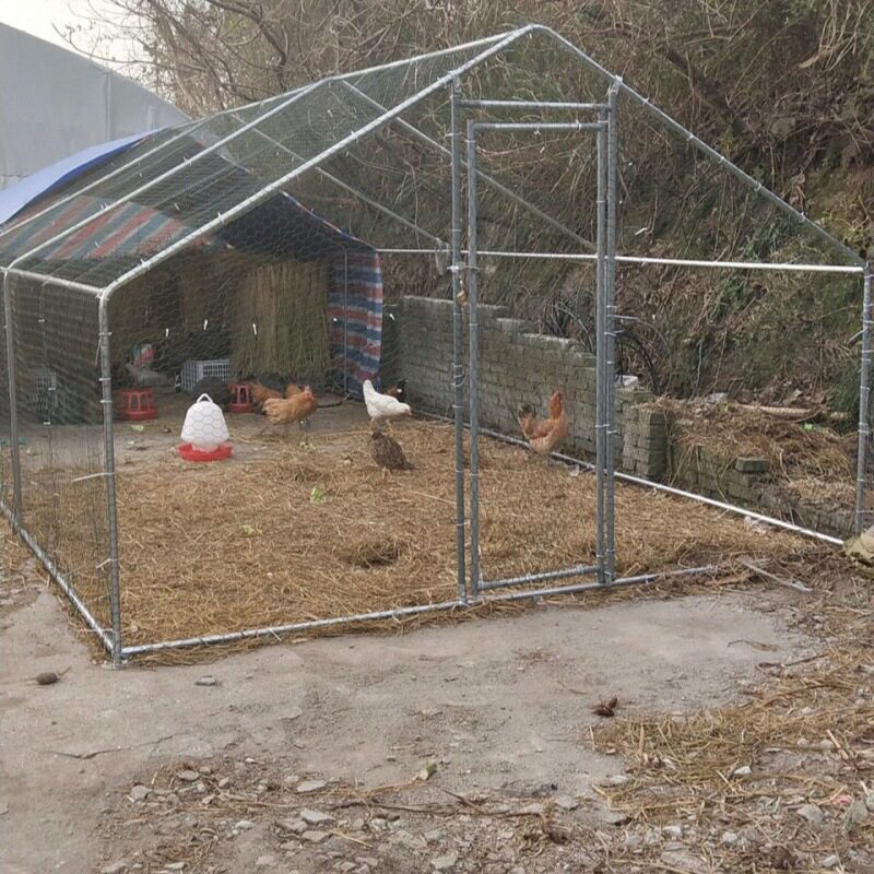 农村用品家用养鸡棚鸡舍养殖大棚骨架养殖棚养鸭兔钢管搭建户外