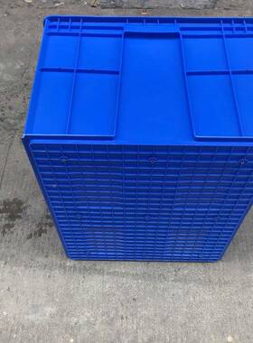 厂家直销ZMQ蓝色加厚塑料周转箱号85*625450方形大4胶箱工业塑*料