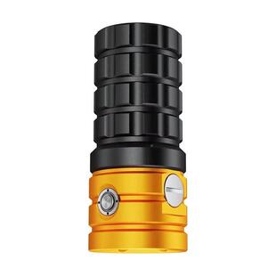 款100新W潜水摄影补光灯D12直充潜水下手电筒蓝光强光大功率红水8