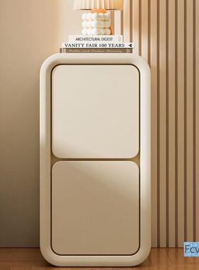 户型床头15889柜窄款代简约小小型窄小现免安装轻奢窄边奶油风床