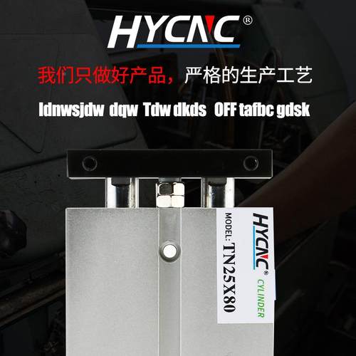 弘阳缸双杆双轴力气缸大推TN32TD/A32*10-15X0X25X30X267440X50X2