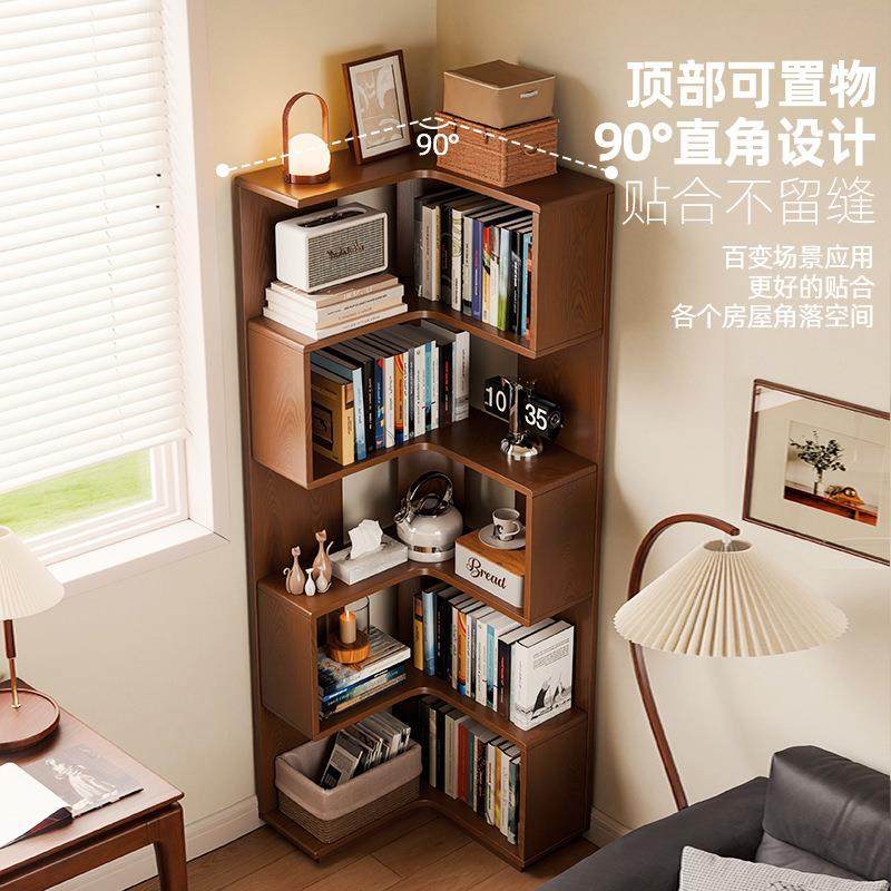 实木JKZ转地角书架落置物架一体靠墙储物柜客厅床易头拐角简书柜,电子元器件市场,其它元器件,淘宝优惠券,粉丝福利购,淘宝优惠卷