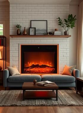 1寸仿壁取真火焰壁18B-LX-炉8暖器家用室内家居装饰柜子嵌入式美