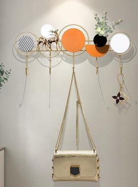 入装户门玄关挂衣术墙上收纳免打孔LXF挂门挂衣服架艺子卧钩室房