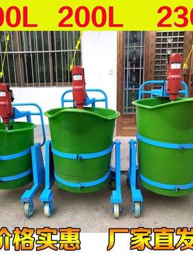 小型水家用电动流鸭嘴塑F768J598料灌浆料搅拌器机泥搅拌石膏自平