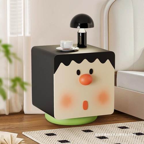 款胖虎意新床见详情头替代创品柜轻奢小型可爱儿童卧室床头收纳置