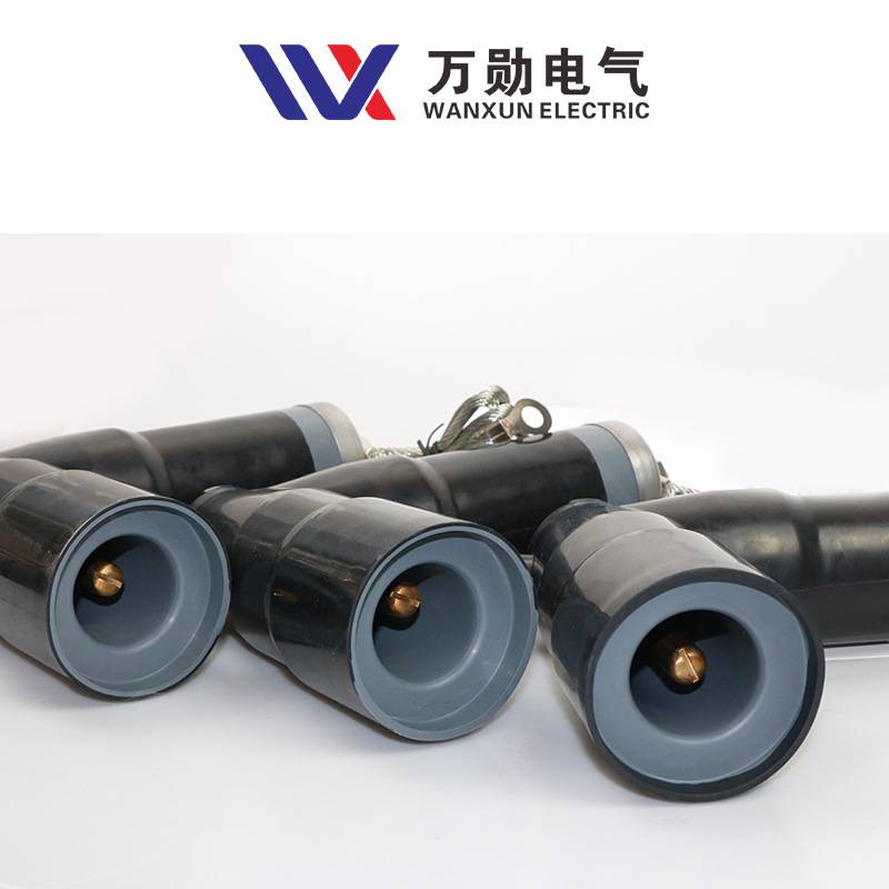 万勋BLQ-17/50KV美式欧式箱变开关柜分接箱用肘型避雷器200A 600A