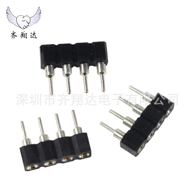 2.54mm单排母(1K/装PCM2-80母座R)GB圆孔排LED灯带PCB排针连P接器