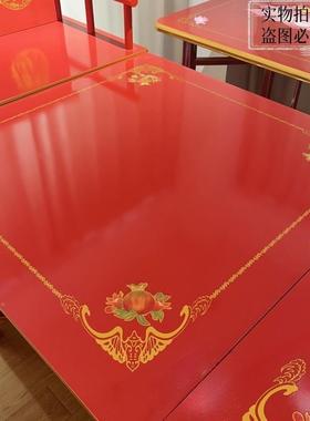 包八仙FYB钢桌红色过年拜神中方秋正形收邮纳方便潮汕传统不锈折